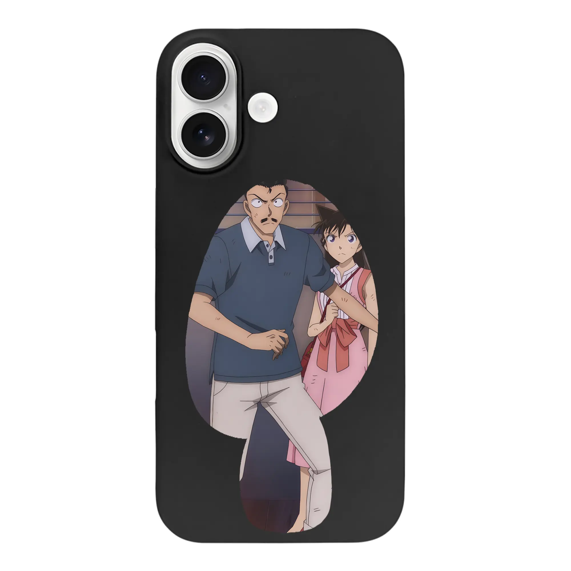 名探偵コナン グッズ 毛利 小五郎 - iPhone 17 シリーズ シリコンケース 薄型 耐衝撃 指紋防止 ソフトタッチカバー 精密フィット 傷防止 保護ケース iPhone 17/17 Air/17 Pro/17 Pro Max 対応